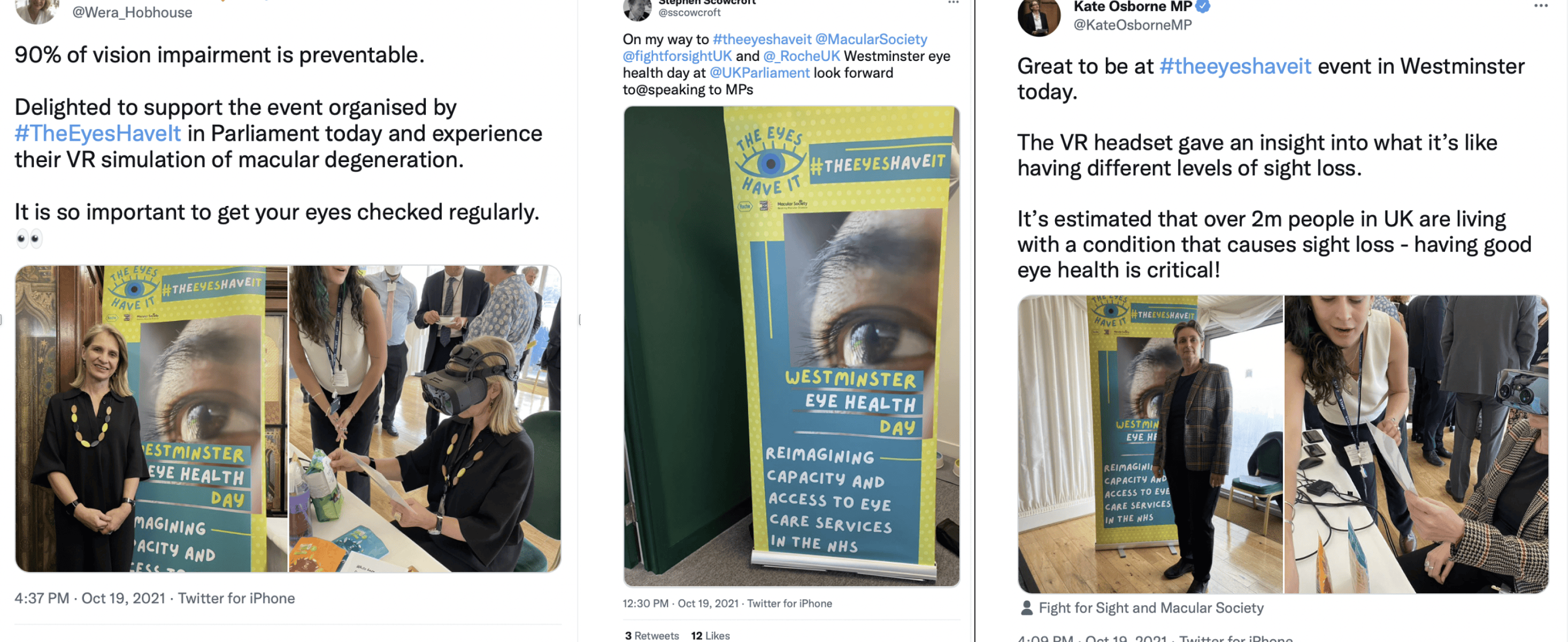 XR simulation presentation in Parliament